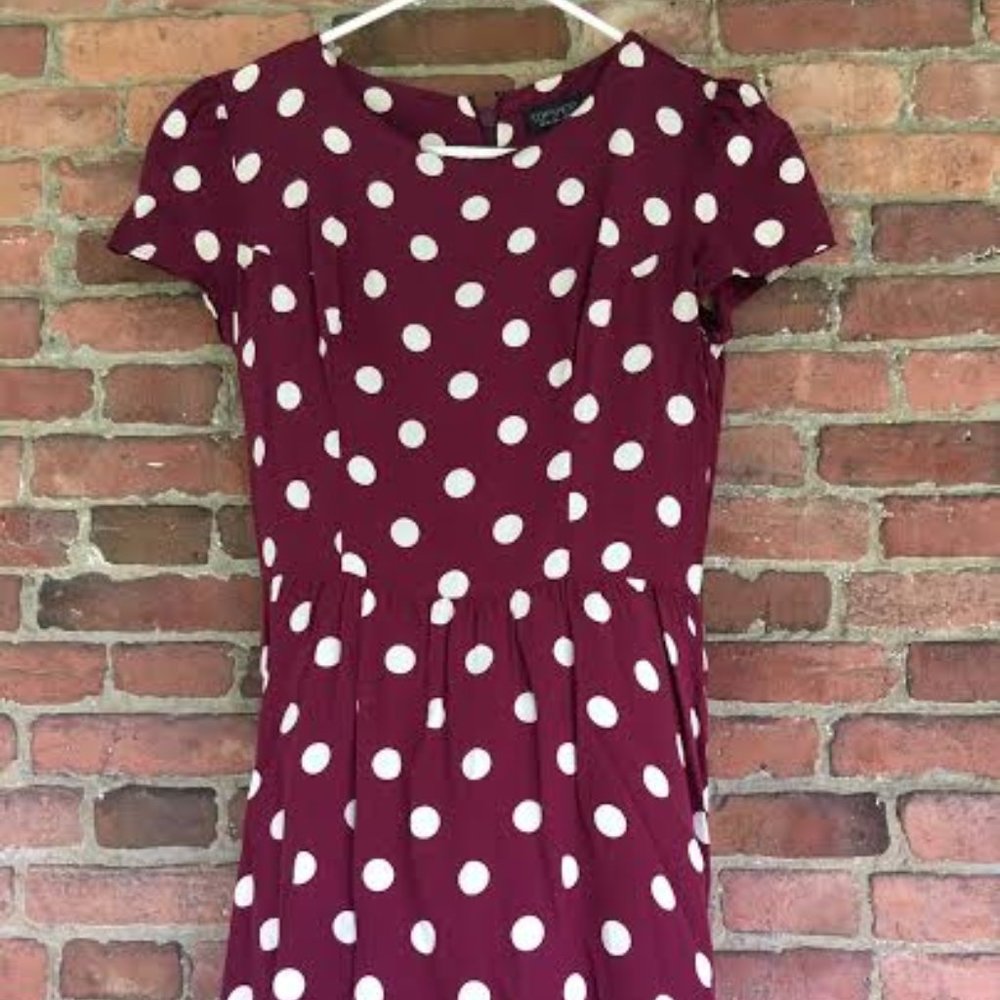 Topshop Polka Dot dress